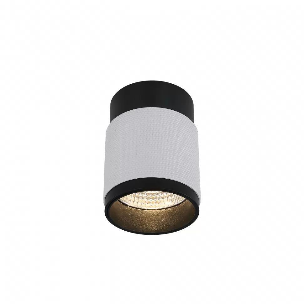 Потолочный светодиодный светильник iLedex Delta 1955-10W-3000K-36 BK+WH