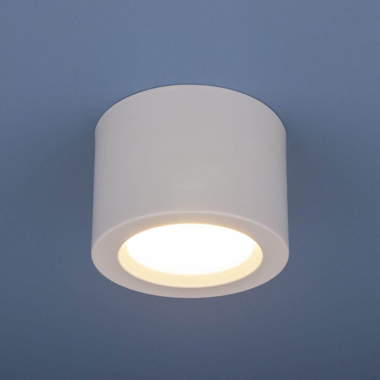 Потолочный светодиодный светильник Elektrostandard DLR026 6W 4200K белый матовый a040440